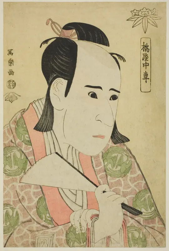 Tachibanaya Chusha (The actor Ichikawa Yaozo III as Hachiman Taro Minamoto no Yoshiie) Wall Art by Tōshūsai Sharaku - High-Resolution Digital Print