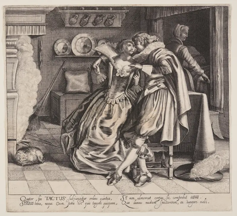 Tactus (Touch), from The Five Senses Wall Art by Cornelis van Kittensteyn - High-Resolution Digital Print