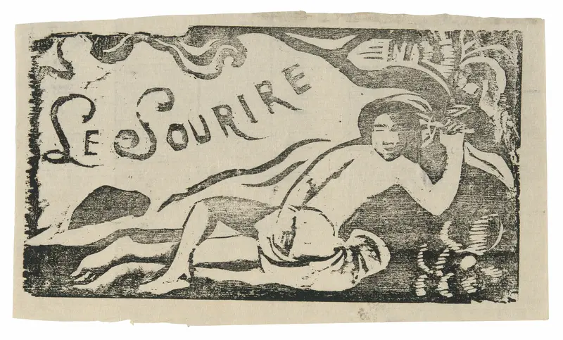 Tahitian Woman, headpiece for Le sourire