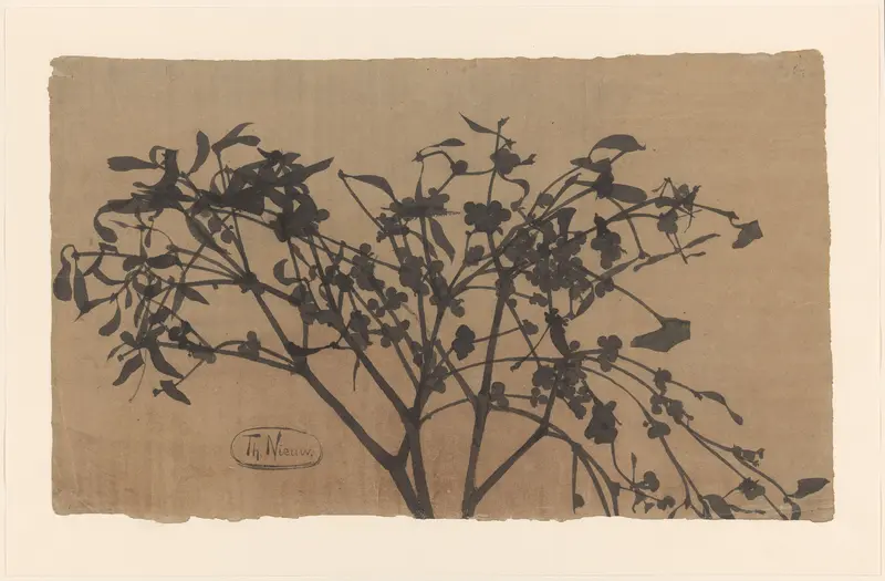 Tak met bloesem Wall Art by Theo Nieuwenhuis - High-Resolution Digital Print
