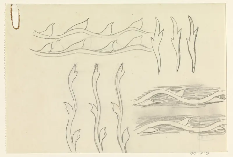Takken met bladeren Wall Art by Leo Gestel - High-Resolution Digital Print