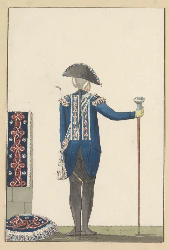 Tamboer majoor van het Genootschap tot Nut der Schutterij te Amsterdam, 1787 Wall Art by anonymous - High-Resolution Digital Print