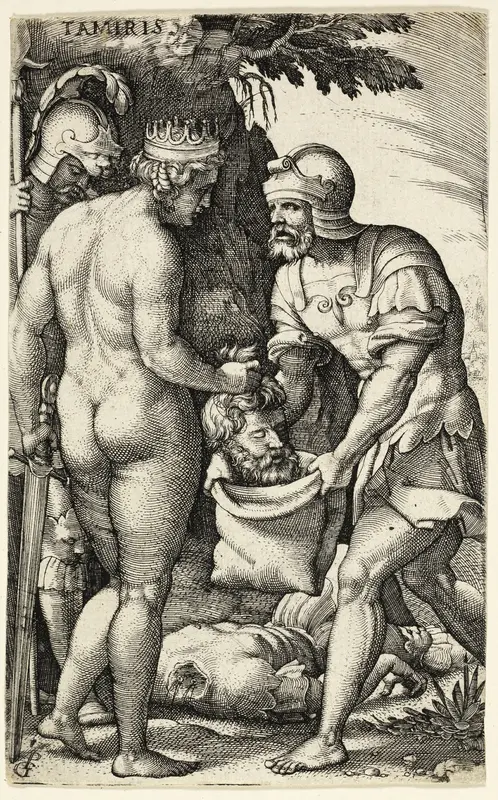 Tamiris, from Greek Heroines Wall Art by Georg Pencz - High-Resolution Digital Print