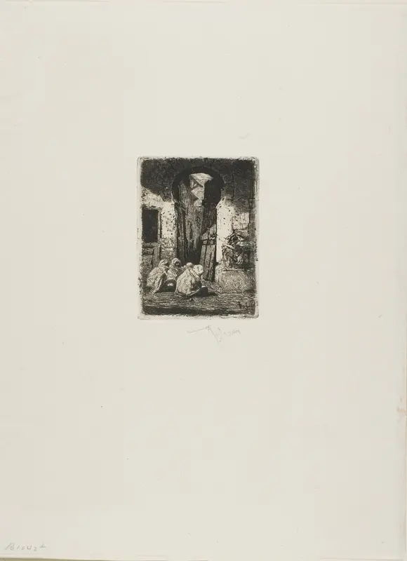 Tanger, Arabes Assis Wall Art by Mariano Fortuny y Marsal - High-Resolution Digital Print