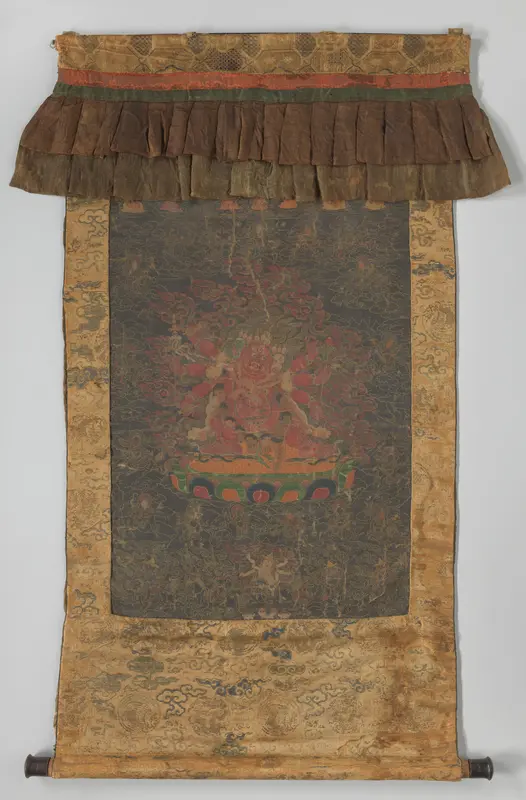 Tangka met een voorstelling van Hayagriva Wall Art by anonymous - High-Resolution Digital Print
