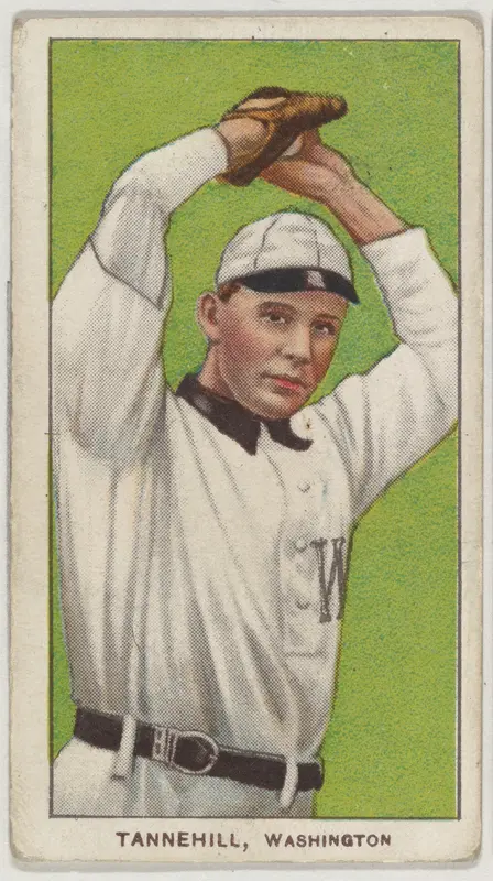 Tannehill, Washington, American League, from the White Border series (T206) for the American Tobacco Company Wall Art by American Tobacco Company - High-Resolution Digital Print