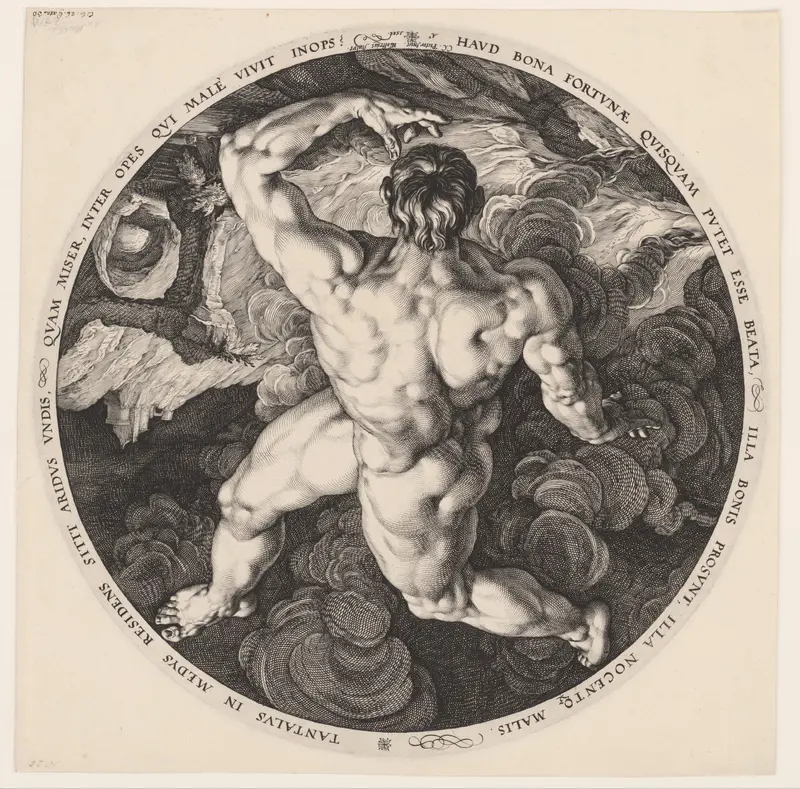 Tantalus Wall Art by Hendrick Goltzius - High-Resolution Digital Print