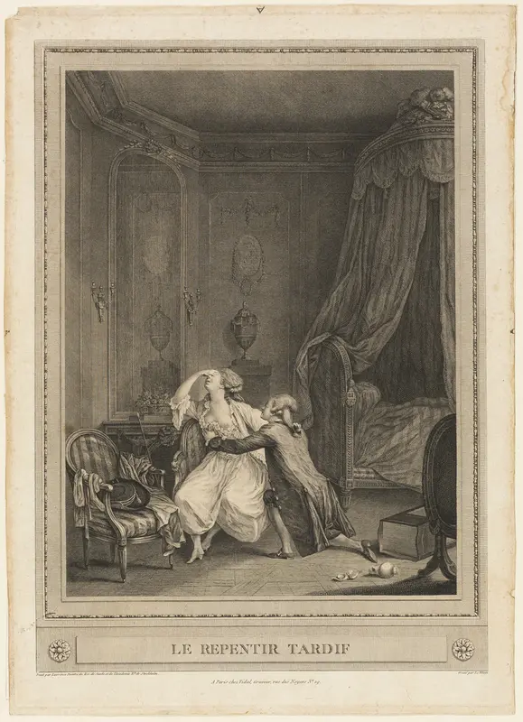 Tardy Repentance Wall Art by Ferdinand Levillain - High-Resolution Digital Print