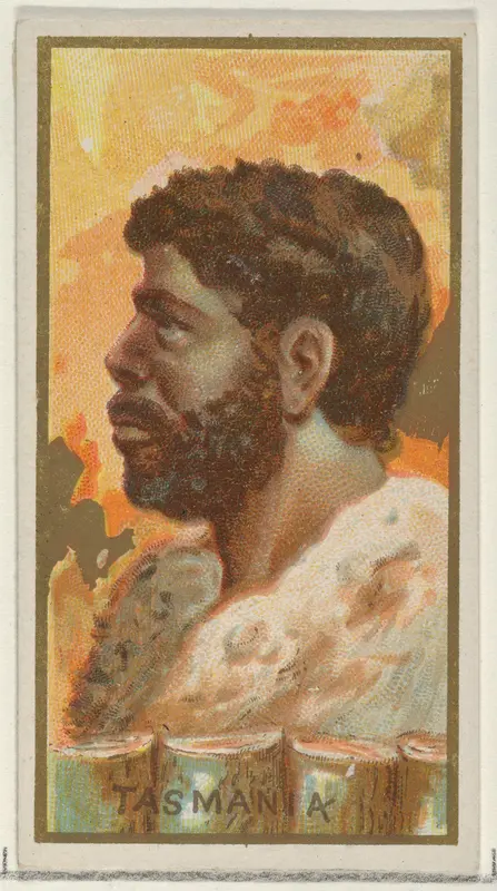 Tasmania, from the Types of All Nations series (N24) for Allen & Ginter Cigarettes Wall Art by Allen & Ginter - High-Resolution Digital Print