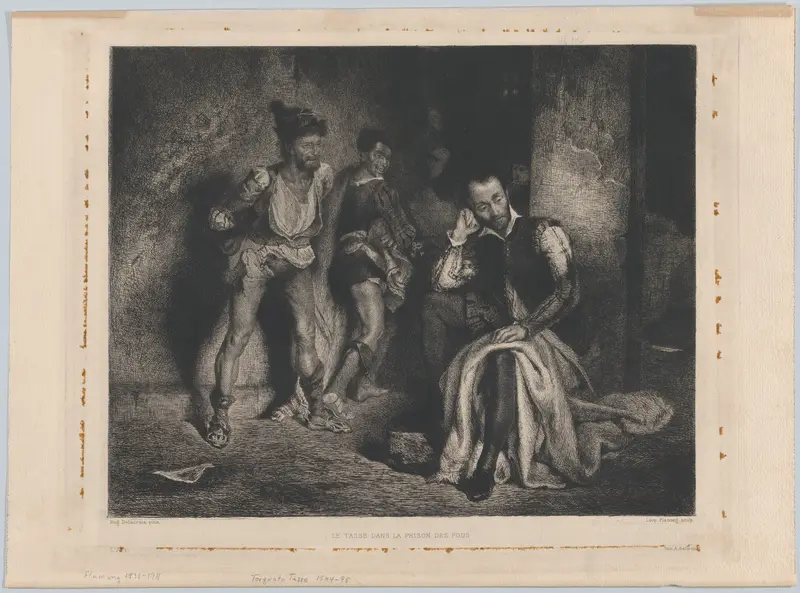 Tasso in Prison, from "L'Art"