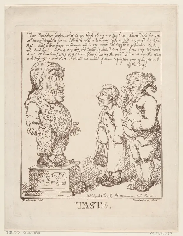 Taste Wall Art by Thomas Rowlandson - High-Resolution Digital Print