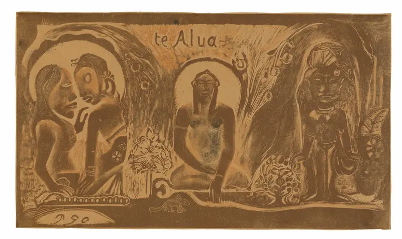 Te atua (The God), from the Noa Noa Suite