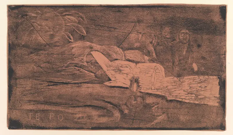 Te Po Wall Art by Paul Gauguin - High-Resolution Digital Print
