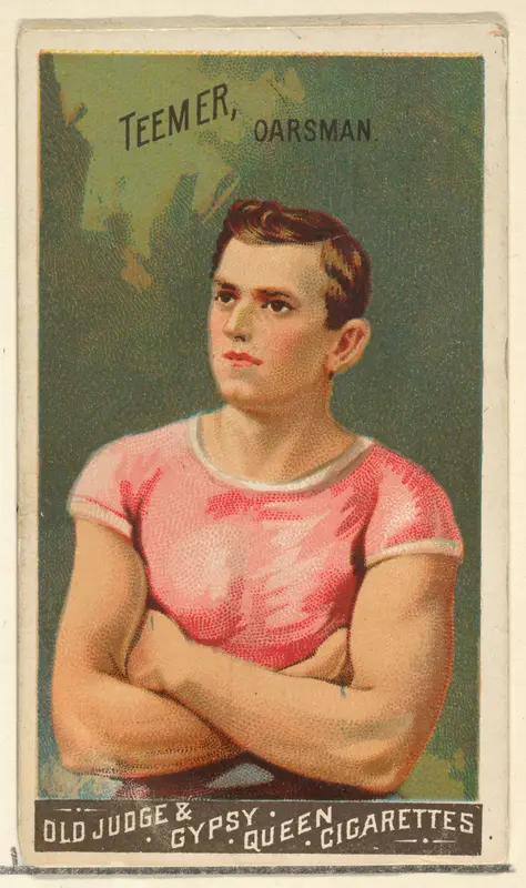 Teemer, Oarsman, from the Goodwin Champion series for Old Judge and Gypsy Queen Cigarettes Wall Art by Goodwin & Company - High-Resolution Digital Print