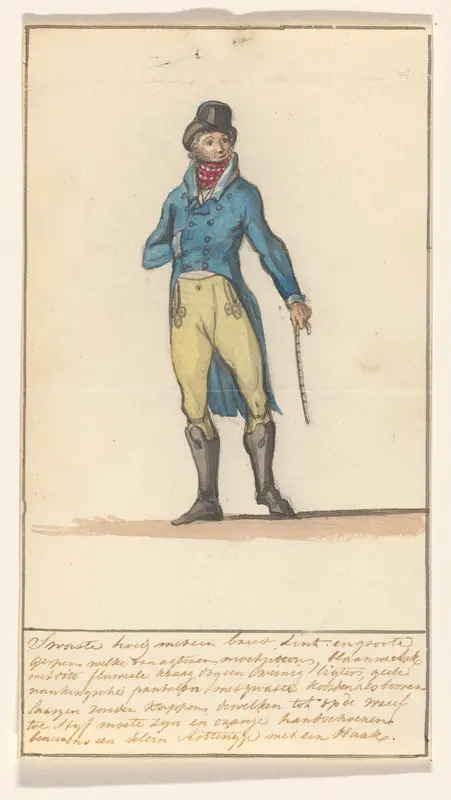 Tekening behorende bij 29 brieven van Reinier Vinkeles Wall Art by Unknown - High-Resolution Digital Print