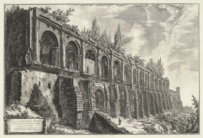 Tempel van Hercules Victor te Tivoli Wall Art by Unknown - High-Resolution Digital Print