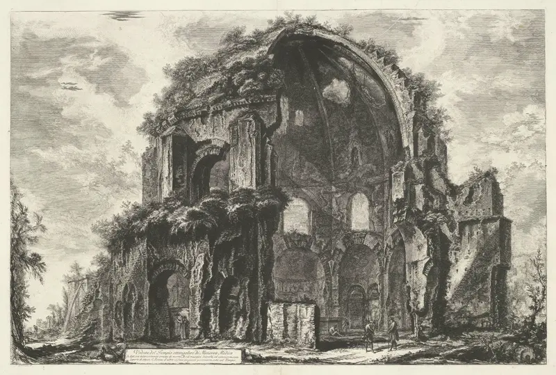 Tempel van Minerva Medica te Rome Wall Art by Unknown - High-Resolution Digital Print