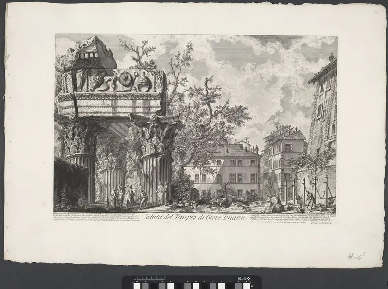 Tempel van Vespasianus en Titus Wall Art by Unknown - High-Resolution Digital Print
