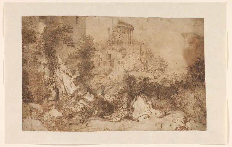 Tempeltje van de Sibylle te Tivoli Wall Art by Unknown - High-Resolution Digital Print