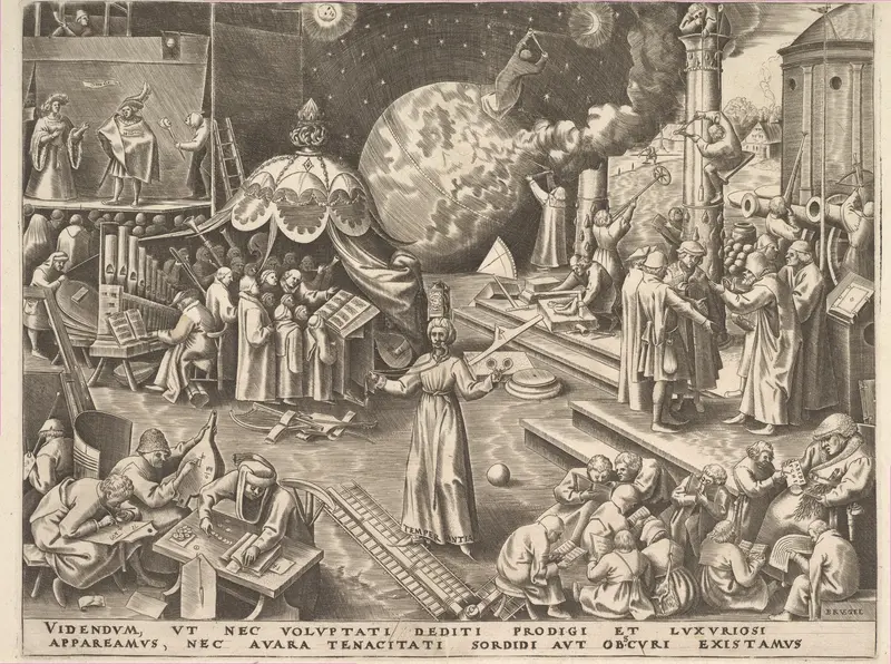 Temperance (Temperantia), from "The Virtues" Wall Art by Philips Galle - High-Resolution Digital Print