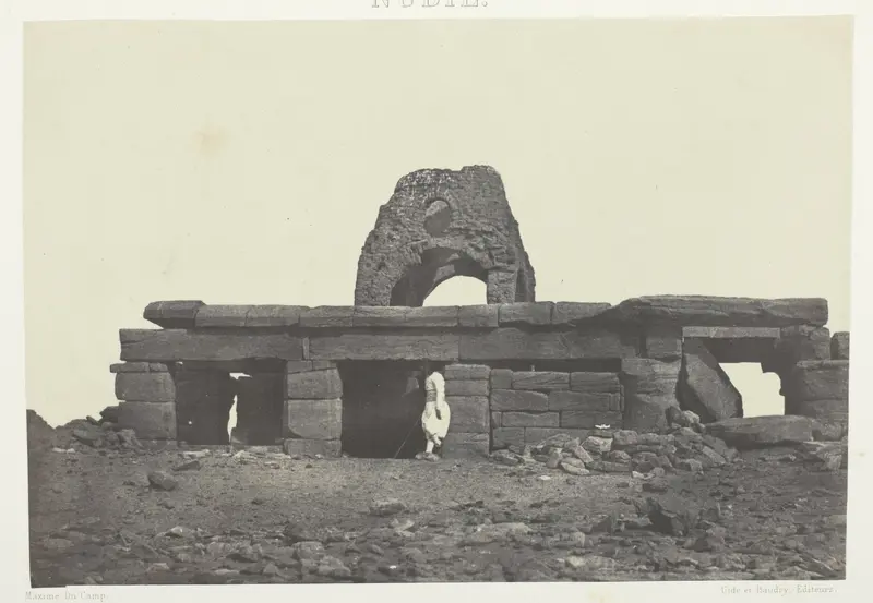 Temple d'Amada; Nubie, plate 99 from the album "Egypte, Nubie, Palestine et Syrie" (1852)