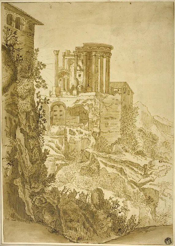 Temple of Vesta, Tivoli Wall Art by Paul Bril - High-Resolution Digital Print