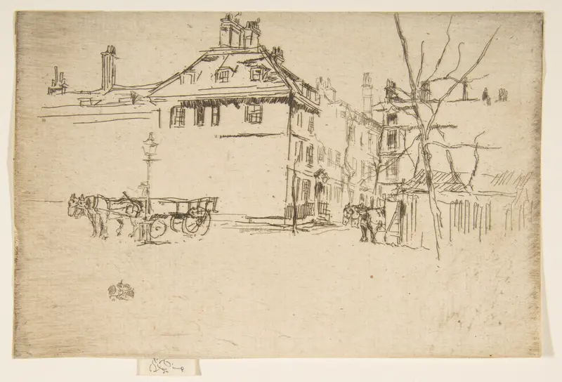 Temple (The Temple) Wall Art by James McNeill Whistler - High-Resolution Digital Print