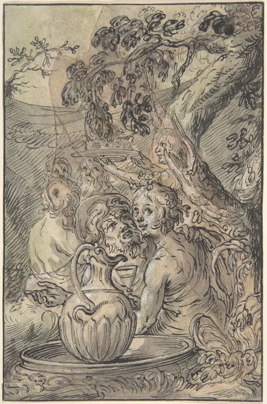 Temptation of St Anthony Wall Art by Anonymous, Netherlandish, 16th century - High-Resolution Digital Print