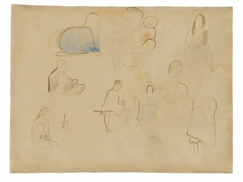 Ten Studies of Tahitian Figures