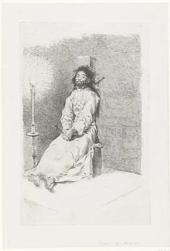 Terechtgestelde aan de wurgpaal Wall Art by Francisco de Goya - High-Resolution Digital Print