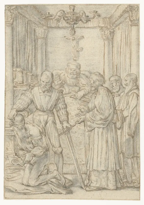 Terechtstelling van de baljuw Wall Art by Willem Pietersz Buytewech - High-Resolution Digital Print