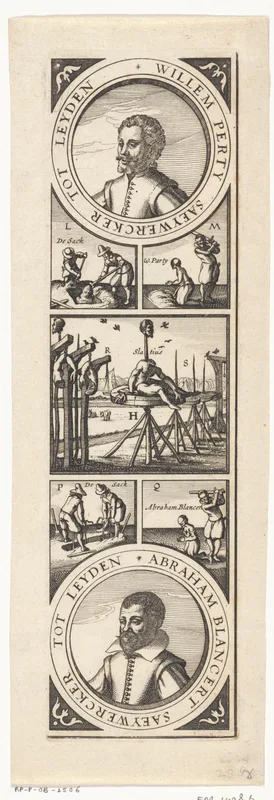 Terechtstelling van Willem Perty en Abraham Blansaert, 1623 Wall Art by Claes Jansz. Visscher, II - High-Resolution Digital Print