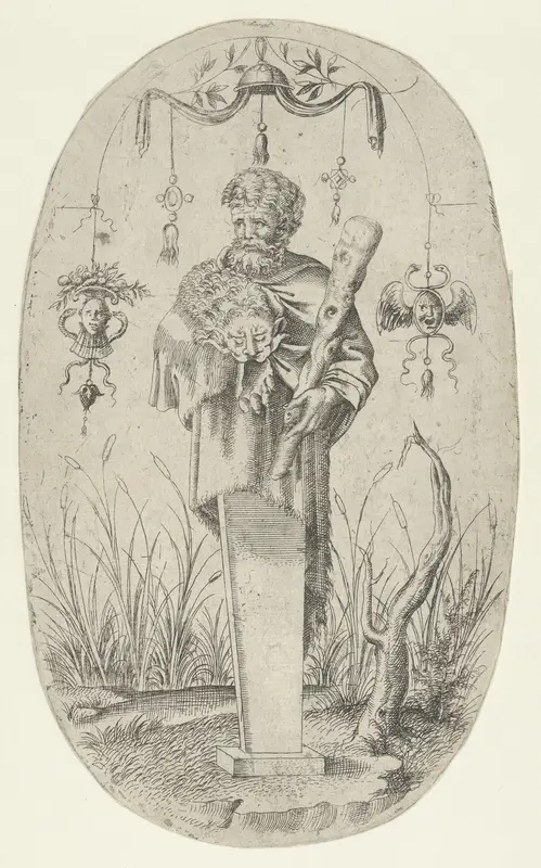 Term in the form of Hercules With His Club