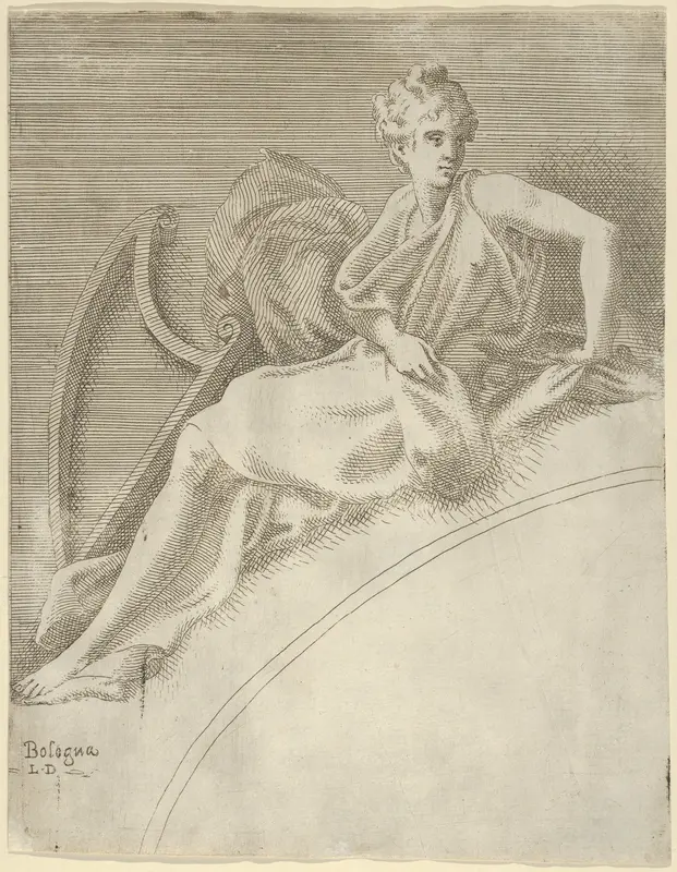 Terpsichore, from "Twelve Muses and Goddesses"