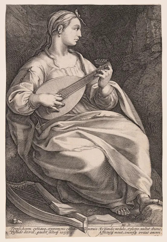 Terpsichore, The Muse of Dance, from The Nine Muses