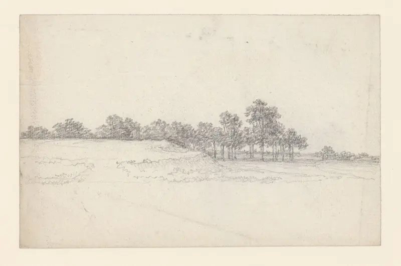 Terreinplooi met bomen Wall Art by Georges Michel - High-Resolution Digital Print
