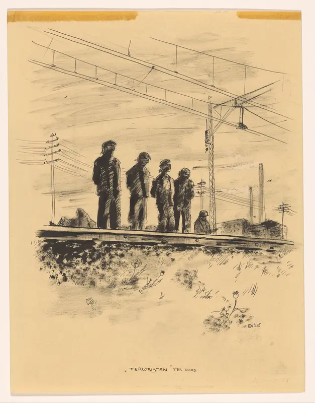 "Terroristen" ter dood Wall Art by Unknown - High-Resolution Digital Print