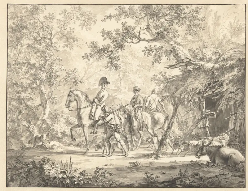 Terugkeer van de jacht Wall Art by Gerrit Malleyn - High-Resolution Digital Print