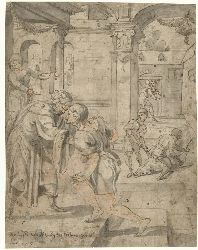 Terugkeer van de verloren zoon Wall Art by Unknown - High-Resolution Digital Print