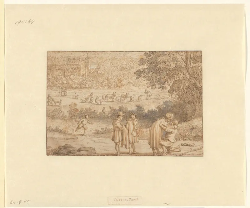 Terugkeer van de verloren zoon Wall Art by Hendrick Hondius (I) - High-Resolution Digital Print
