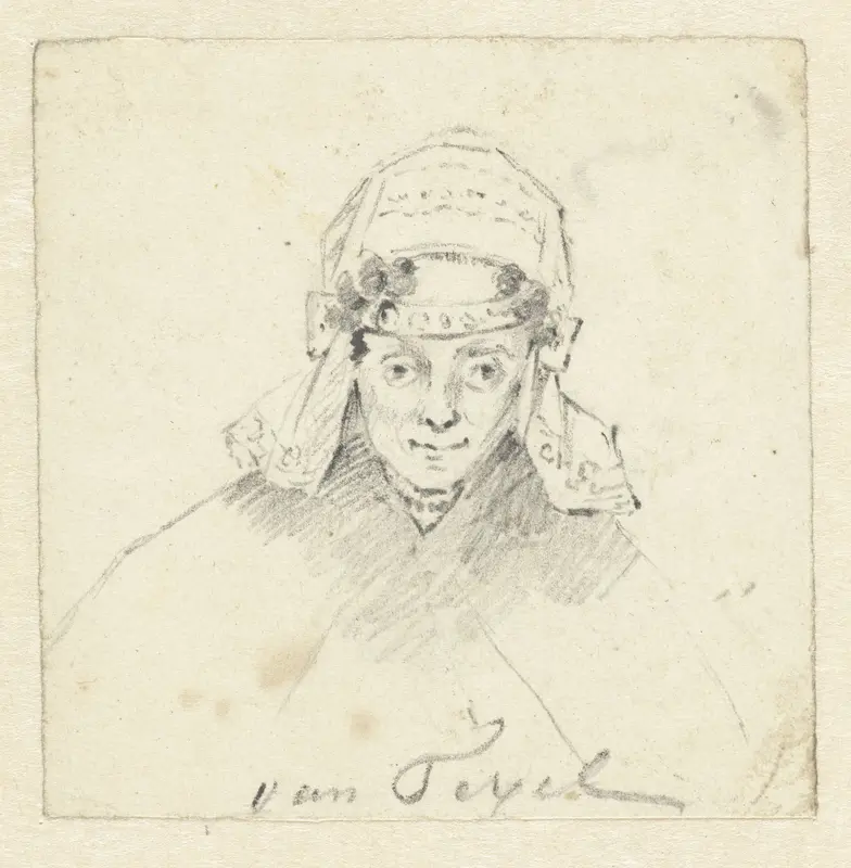 Texelse vrouw Wall Art by Jacob Perkois - High-Resolution Digital Print