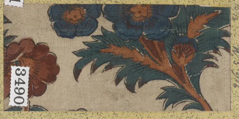 Textile Sample from Sample Book