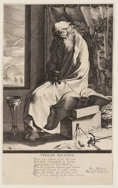 Thales Milesius, from Seven Wise Men of Greece Wall Art by Jacques de Gheyn, III - High-Resolution Digital Print