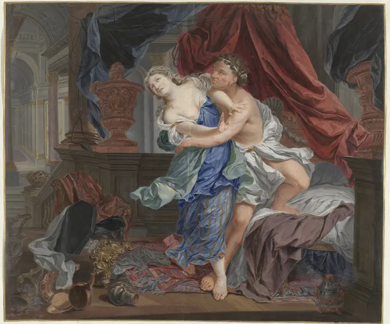 Thamar en Amnon Wall Art by anonymous - High-Resolution Digital Print