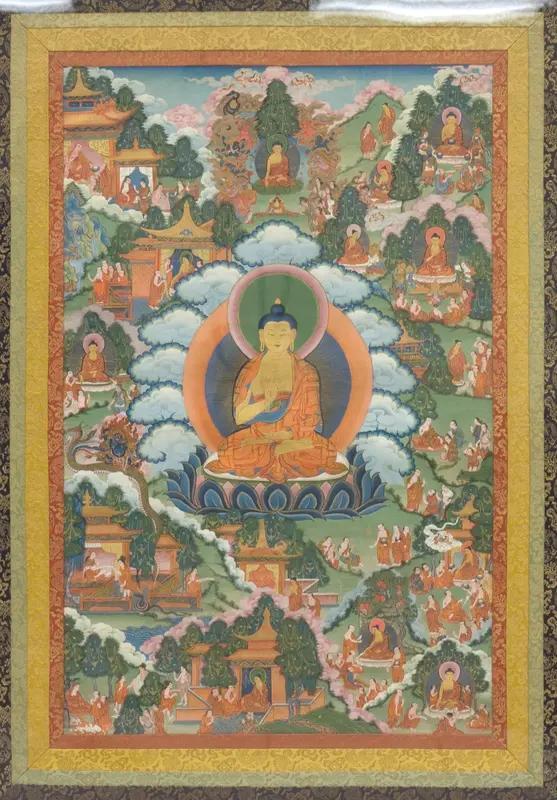 Thangka Wall Art by Unknown - High-Resolution Digital Print