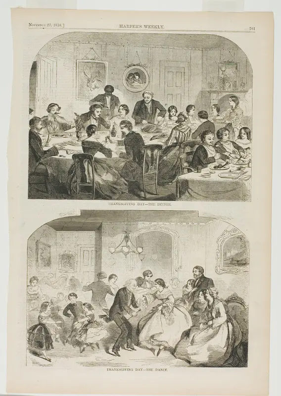 Thanksgiving Day—The Dinner and Thanksgiving Day—The Dance