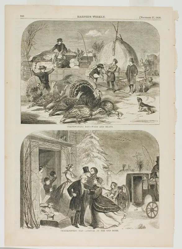 Thanksgiving Day—Ways and Means and Thanksgiving Day—Arrival at the Old Home
