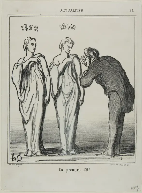 “That will do the job!,” plate 91 from Actualités