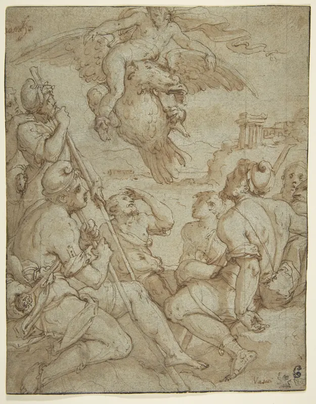 The Abduction of Ganymede Wall Art by Giorgio Vasari - High-Resolution Digital Print