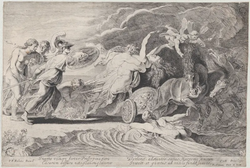 The Abduction of Proserpina Wall Art by Pieter Soutman - High-Resolution Digital Print